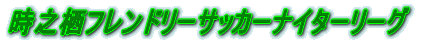 時之栖フレンドリーサッカーナイターリーグ